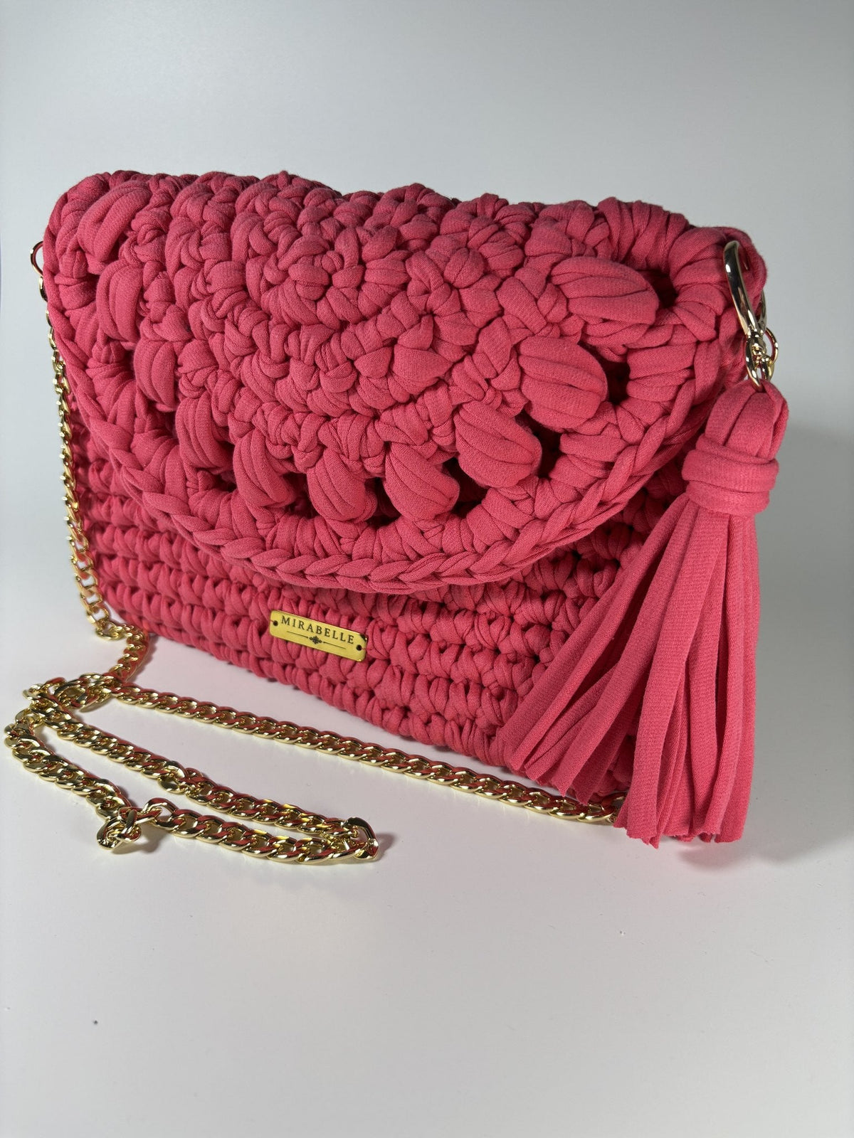 Pochette écaille corail, vue de face